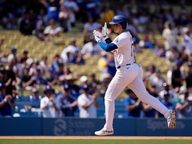 Ohtani hits 46th homer to tie career high, Dodgers beat Guardians 4-0 in record-tying heat