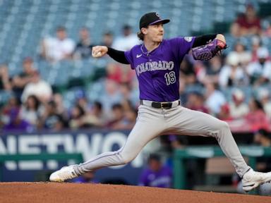 Jake Cave hits tying homer in 9th, the Rockies beat the Angels 5-4 in 10 innings