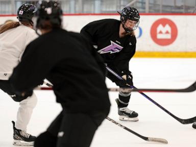 Minnesota Frost rookie Claire Thompson trades stethoscope for hockey stick to resume playing career