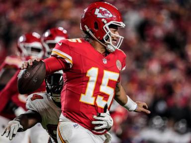 Chiefs' Patrick Mahomes says he's sore but OK after hurting ankle in win over Bucs