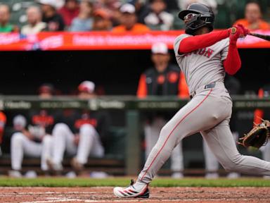 Red Sox erupt for 10 runs in the ninth, beat Orioles 17-1