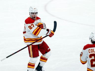 Dustin Wolf made 38 saves in the Flames' victory over the Jets