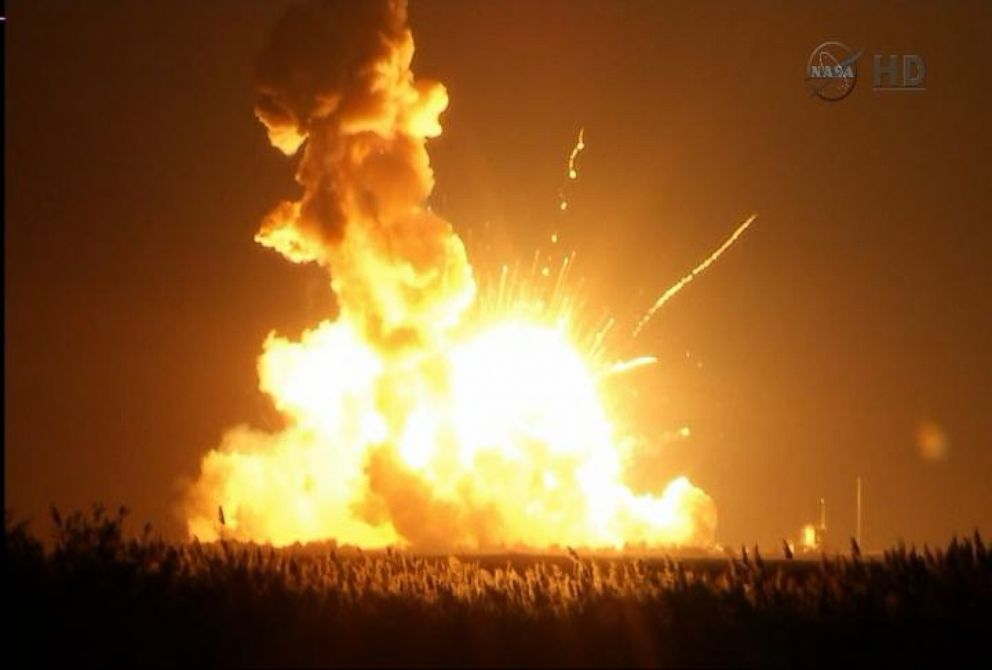 VIDEO: Caught on Tape: Supply Rocket Explodes During Launch