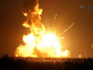 VIDEO: Caught on Tape: Supply Rocket Explodes During Launch