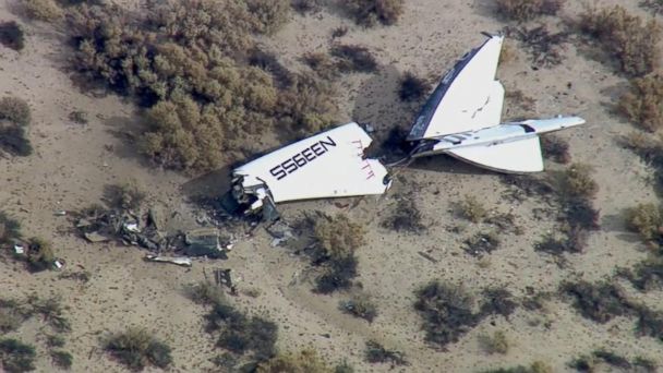 Video Virgin Galactic Spaceship Crashes Over Mojave Desert - ABC News