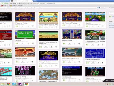 VIDEO: The website will feature games from the 1990s including Sim City, The Oregon Trail, and Prince of Persia.