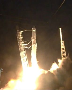 VIDEO: SpaceX successfully launched a critical space station docking port for astronauts early Monday, along with a DNA decoder for high-flying genetic research.