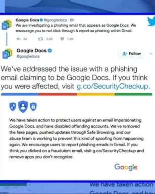 VIDEO: Google Docs phishing scam alert