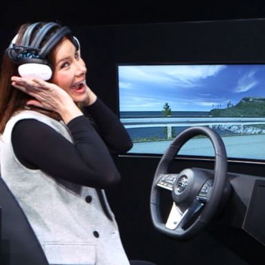 ABC News' Rebecca Jarvis explores Nissan's new Brain-to-Vehicle technology at the Consumer Electronics Show.