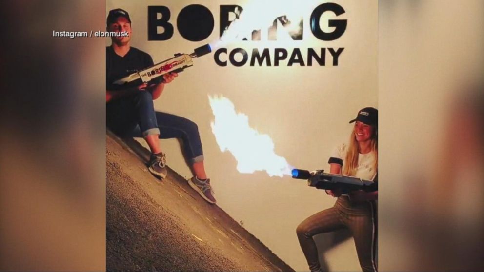 Elon Musks New Company Is Selling Flamethrowers Video Abc News