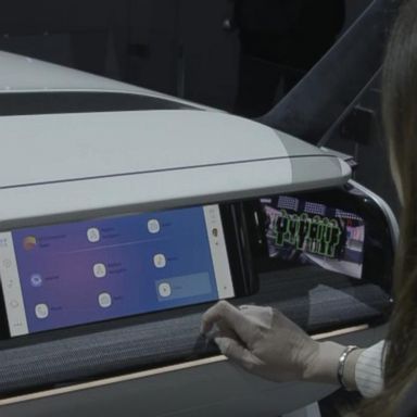 VIDEO: Samsung unveils 'car of the future' at the Consumer Electronics Show in Las Vegas