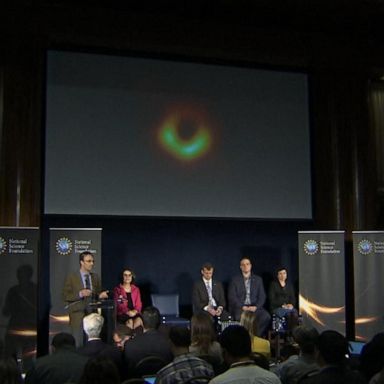 VIDEO: Scientists show first ever photo of black hole