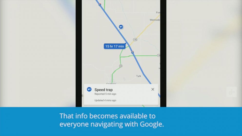 Google Maps Adds Police Speed Traps Alerts Video Abc News