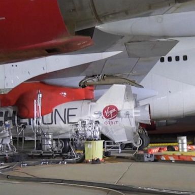 VIDEO: Richard Branson's company Virgin Orbit tests rocket over Pacific Ocean