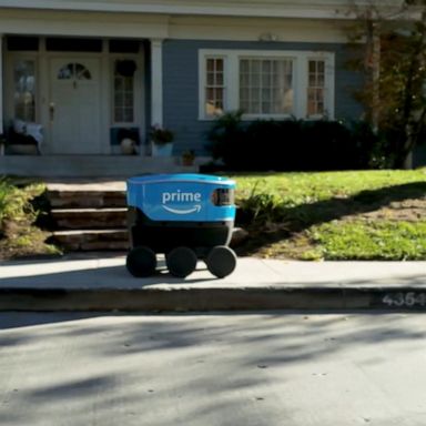 VIDEO: Amazon expands testing on its delivery robot