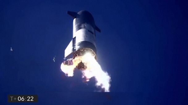 Video SpaceX prototype rocket explodes on landing - ABC News