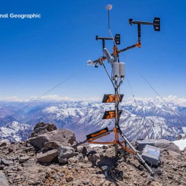 VIDEO: Expedition successfully places weather station on top of 19,000-foot volcano