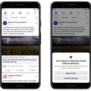 VIDEO: Facebooks prompts users to read articles before sharing
