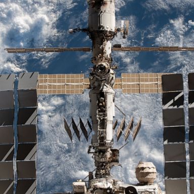 NASA astronauts were scheduled to replace a part in the space station.