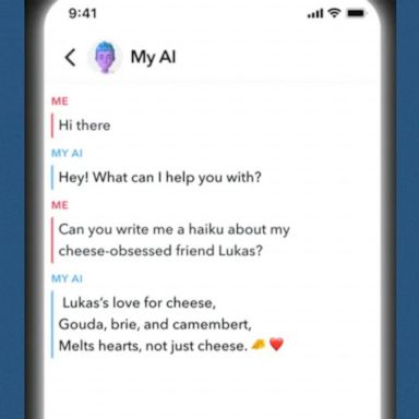 VIDEO: Snapchat rolls out its AI chatbot to all of its users for free