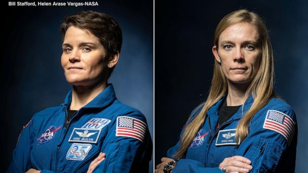 2 NASA female astronauts prepare for US Spacewalk 93