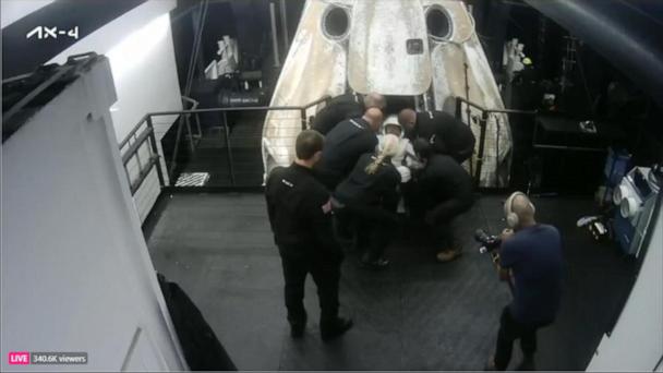 Axiom-4 astronauts return to Earth after historic trip