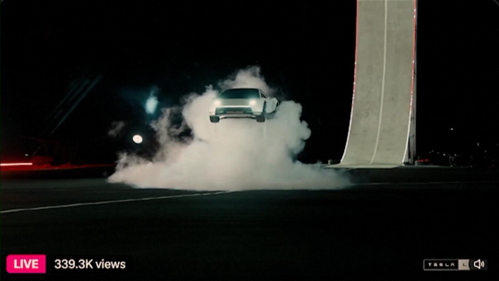 WATCH:  Elon Musk unveils Tesla's new Roadster, and it can fly