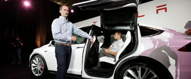 Mystery No More Teslas Model X Unveiled Abc News