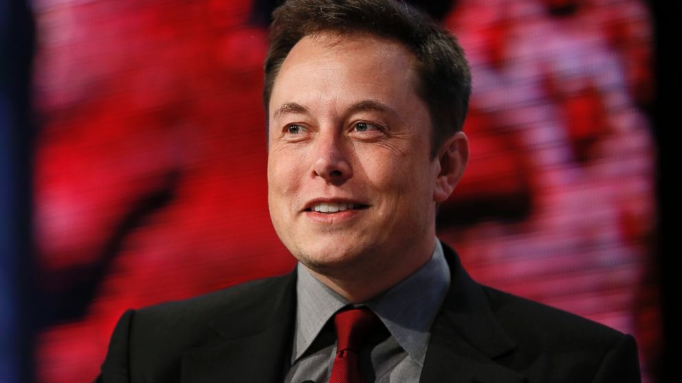 Elon Musk, Tesla Chairman, Product Architect and CEO, speaks at the Automotive News World Congress in Detroit, Jan. 13, 2015.  