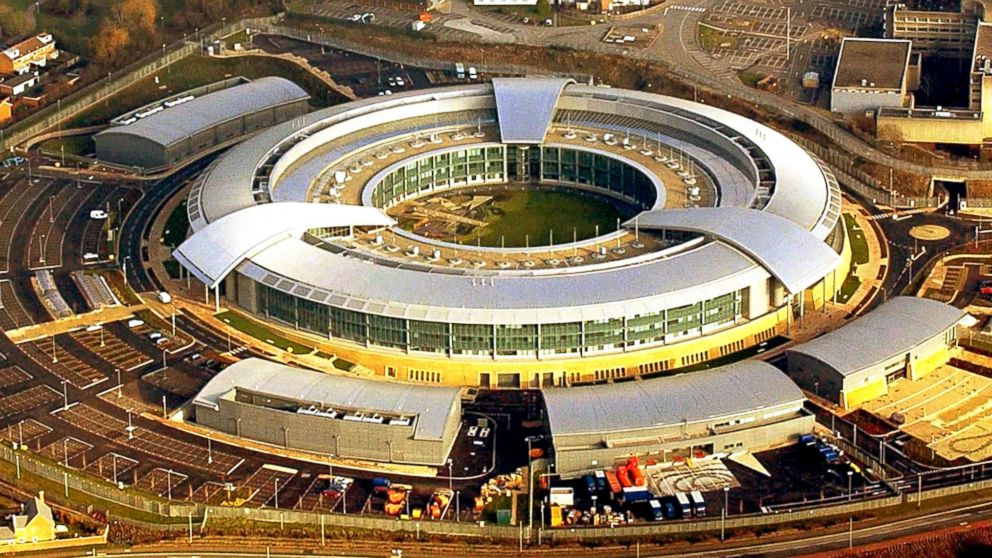 This file photo, dated 17/01/04, shows GCHQ Headquarters in Cheltenham, England. 