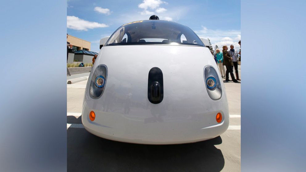 PHOTO: Google's new self-driving prototype is presented during a demonstration at Google campus in Mountain View, Calif, May 13, 2015.