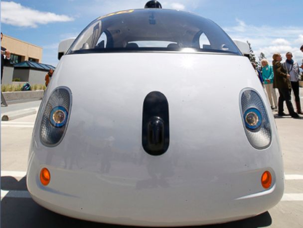 PHOTO: Googles new self-driving prototype is presented during a demonstration at Google campus in Mountain View, Calif, May 13, 2015.