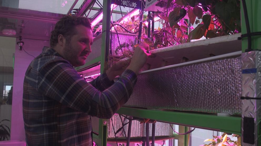 PHOTO: Caleb Harper of MIT constructs food computers to help change the landscape of our food system.