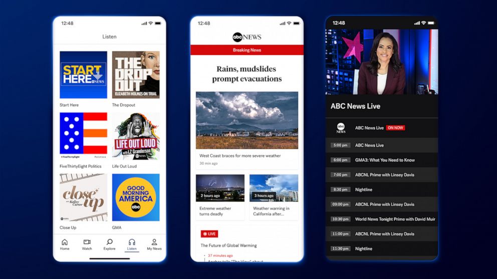 ABC News app redesign