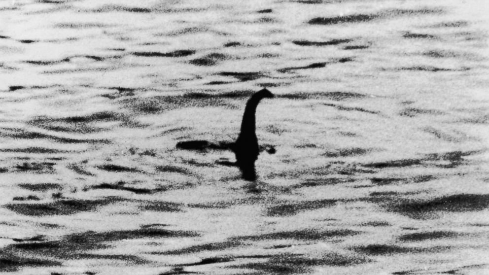 A view of the Loch Ness Monster, near Inverness, Scotland, April 19, 1934. 