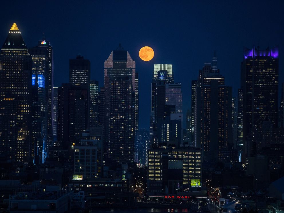 'Strawberry Moon' Lights Up Sky in Rare Lunar Event ABC News