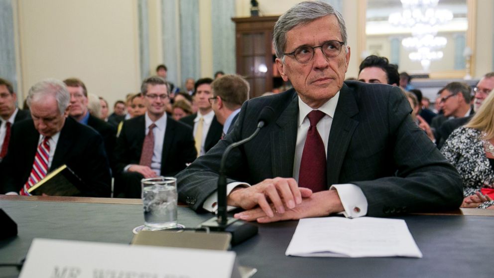 Tom Wheeler, President Barack Obama's nominee as chairman of the Federal Communications Commission, arrives to a Senate Commerce, Science, and Transportation nomination hearing in Washington, June 18, 2013. 