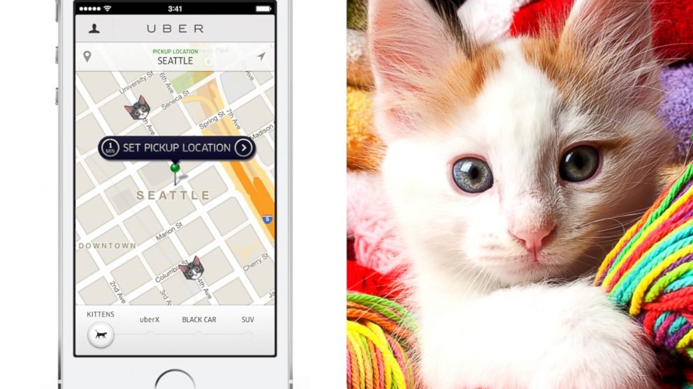 To celebrate National Cat Day, Uber and Cheezburger are bringing people kittens. 