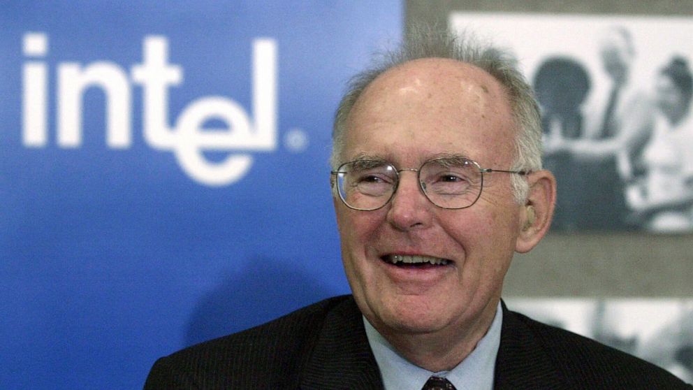 Gordon Moore, co-founder and former chairman of Intel, dies at 94