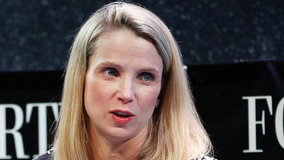 Marissa Mayer sits on a panel during the Fortune Global Forum on Nov. 3, 2015 in San Francisco.