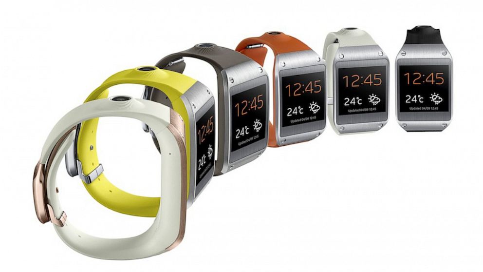 Samsung's Galaxy Gear smartwatch comes in multiple colors. 