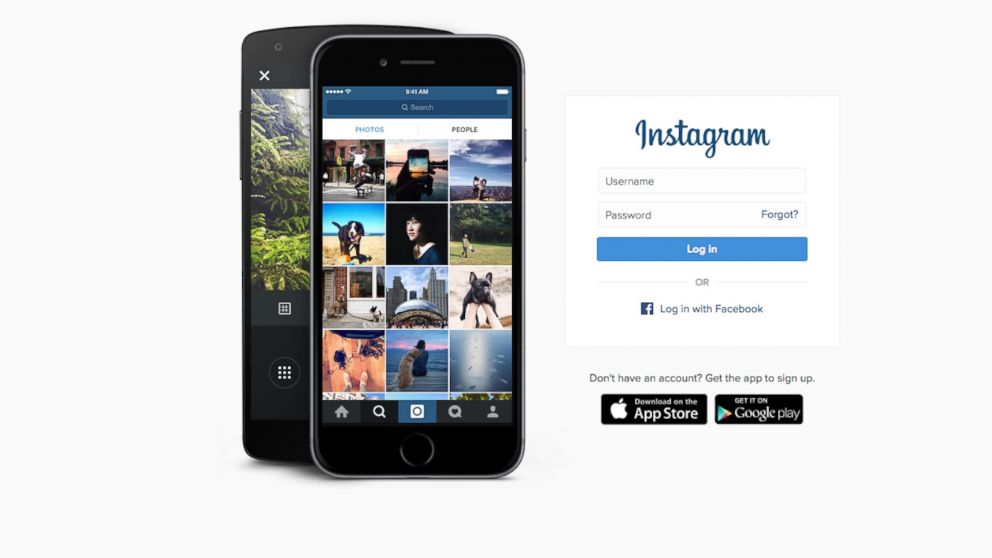 The Instagram homepage. Instagram announced today changes to how images will appear in it's viewers account.