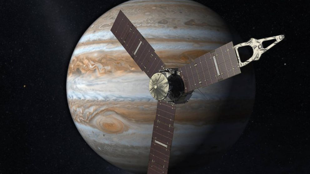NASA's Juno mission to Jupiter has broken the record to become the most distant solar-powered emissary. The milestone occurred at 2 p.m. EST on Jan. 13, 2016 when Juno was about 493 million miles from the sun.
