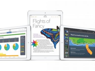 PHOTO: Apples iWork is now included for free with any new iPad.