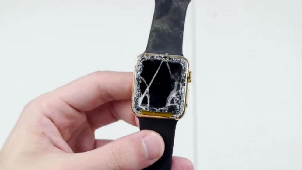 Video Apple Watch Edition Worth 10 000 Gets Smashed By Magnets Abc News