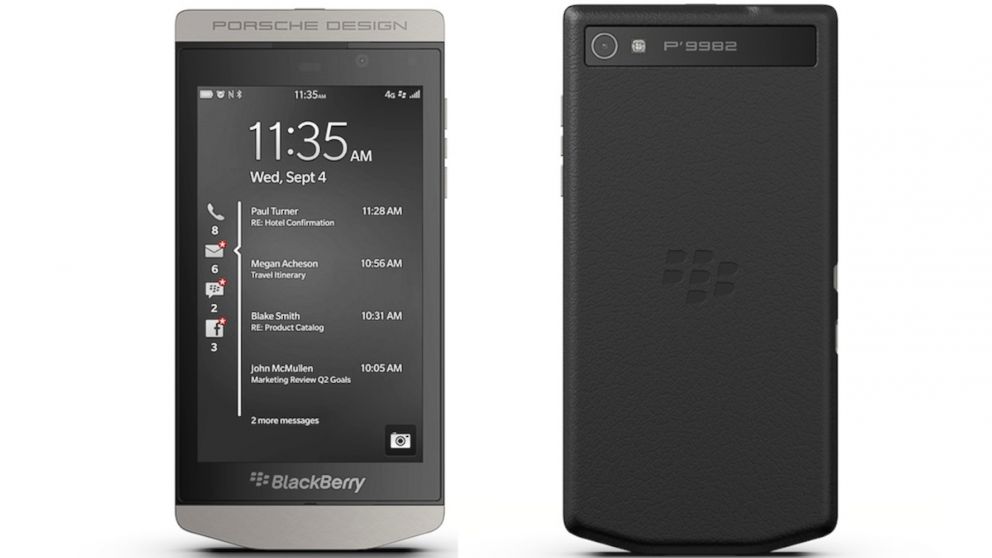PHOTO: BlackBerry and Porsche Design have teamed up to make a $2,350 phone. 