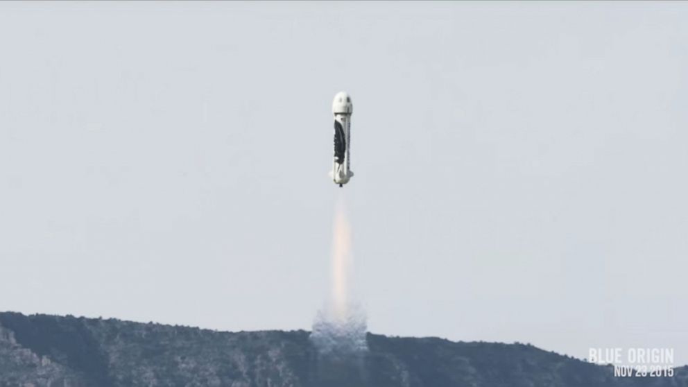 Blue Origin: Amazon's Jeff Bezos Successfully Launches, Returns Rocket -  ABC News