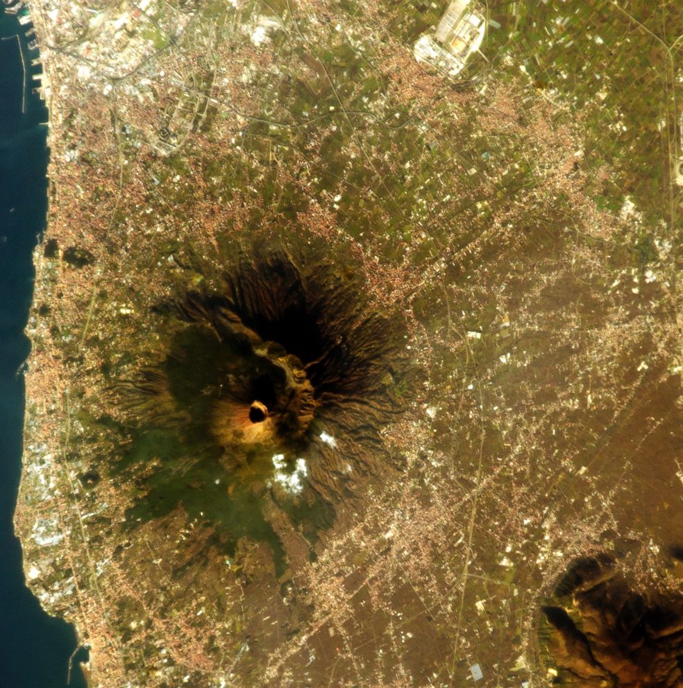 PHOTO: Chris Hadfield took this photo of Mount Vesuvius in Italy from the International Space Station.