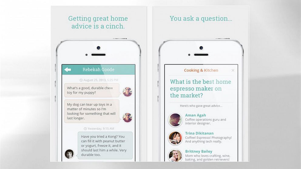 Users can type in a question about things like parenting and home improvement and Cinch will match your questions to an expert to help you get the best answer. 