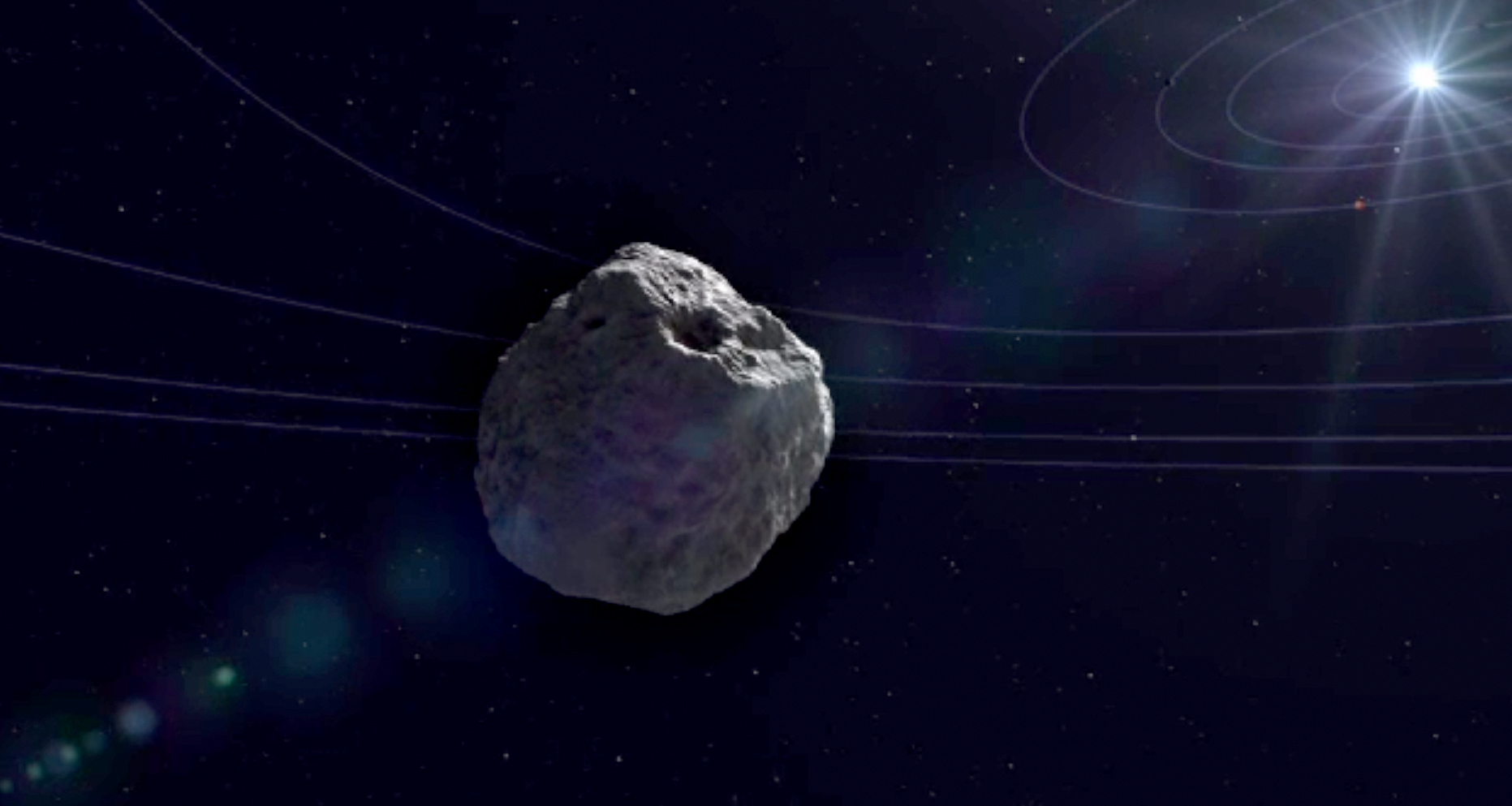 PHOTO: In this animation video released by NASA, comet Siding Spring is on a near-miss route toward Mars.